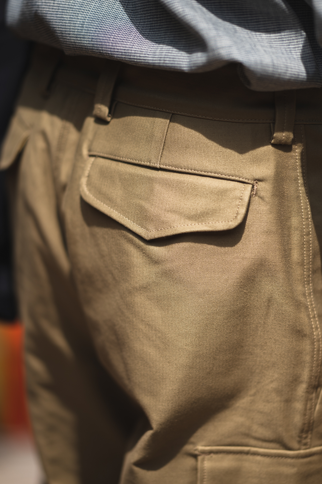 B-47 Cargo Pants Deck Cloth khaki - BONCOURA Official Online Store